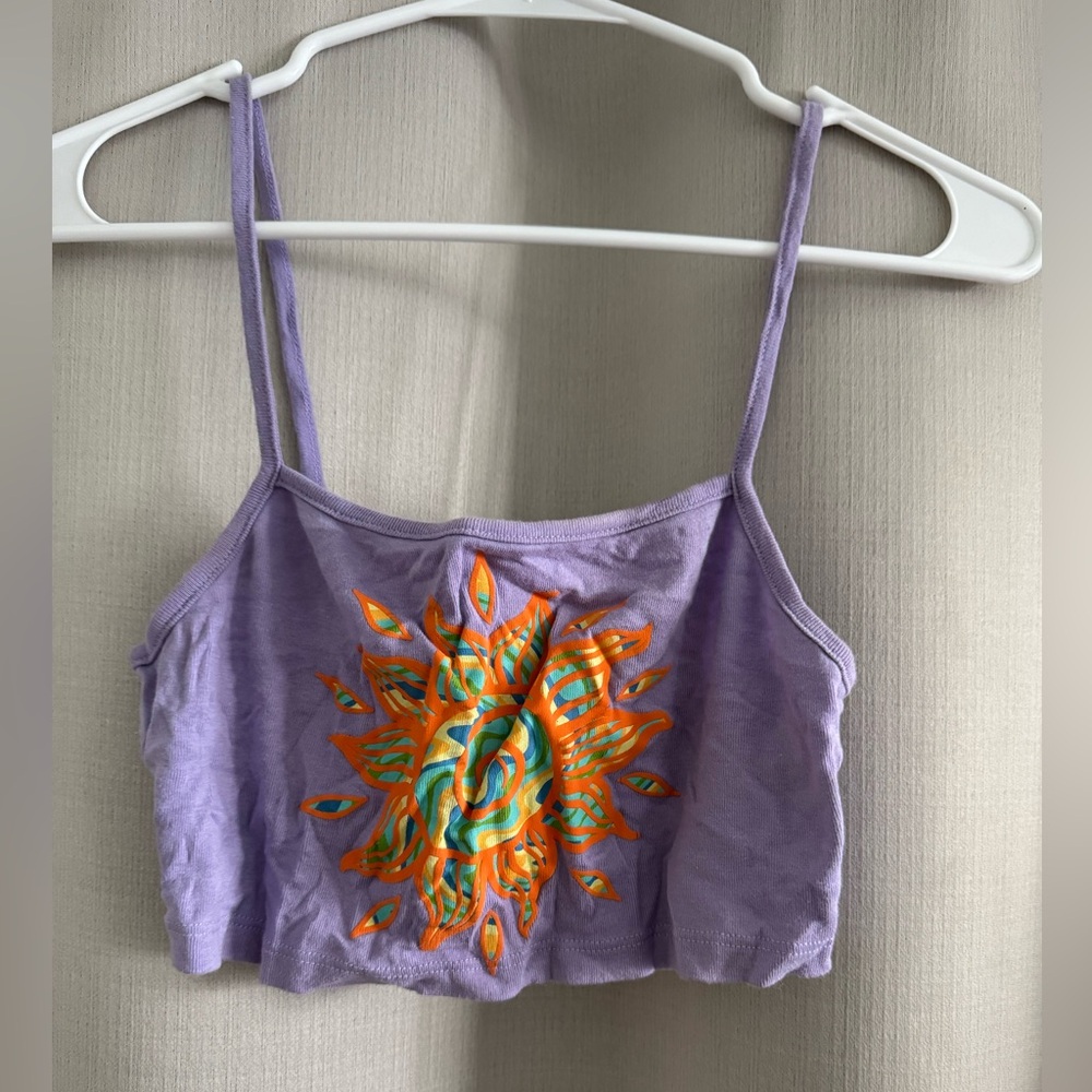 Urban Outfitters Purple Embellished Camisole